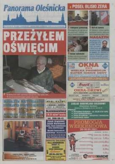 Panorama Oleśnicka: tygodnik Ziemi Oleśnickiej, 2001, nr 77 (639)