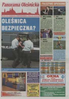 Panorama Oleśnicka: tygodnik Ziemi Oleśnickiej, 2001, nr 78 (640)