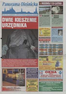 Panorama Oleśnicka: tygodnik Ziemi Oleśnickiej, 2001, nr 79 (641)