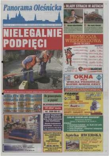 Panorama Oleśnicka: tygodnik Ziemi Oleśnickiej, 2001, nr 85 (647)