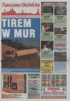 Panorama Oleśnicka: tygodnik Ziemi Oleśnickiej, 2001, nr 88 (650)
