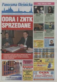 Panorama Oleśnicka: tygodnik Ziemi Oleśnickiej, 2001, nr 95 (657)