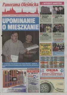 Panorama Oleśnicka: tygodnik Ziemi Oleśnickiej, 2001, nr 96 (658)