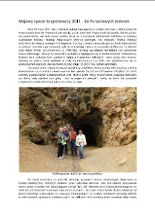 Majowy spacer krajoznawczy 2011 - do Purpurowych Jeziorek [Dokument elektroniczny]