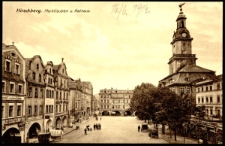 Hirschberg. Marktlauben u. Rathaus. [Dokument ikonograficzny]