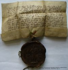 Dokument księcia Henryka Jaworskiego dotyczący nadań lasów dla rycerza Friczko
