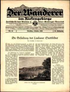 Der Wanderer im Riesengebirge, 1938, nr 10