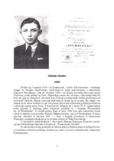 Pamiętnik i wspomnienia Mariana Chodora, Sybiraka [Dokument elektroniczny]