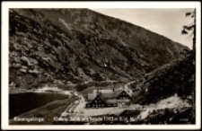 Mały Staw i schronisko Samotnia [Dokument ikonograficzny]