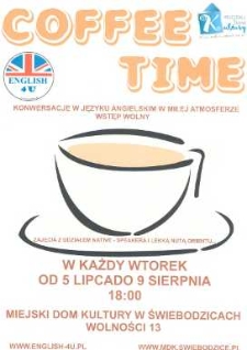 Coffee Time - Konwersacje w języku angielskim w miłej atmosferze