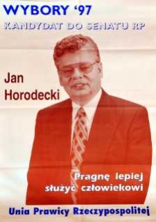 Wybory ’97. Kandydat do Senatu RP Jan Horodecki