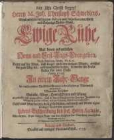 Ewige Rühe aus denen ordentlichen Sonn - und Fest - Tags - Evangelien, Nach Unleitung Ferem. VI. v. 16 : Tretet aus die Wege, und fraget nach den vorigen Wegen, welches der gute Weg sey, und wandelt darinnen, so werdet ihr Ruhe finden für eure Seele. Anno 1728 [Dokument elektroniczny]