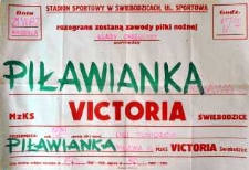 Zawody piłki nożnej klasy okręgowej: Piławianka Piława G. - Victoria Świebodzice