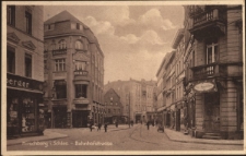 Hirschberg i. Schles. - Bahnhofstrasse [Dokument ikonograficzny]