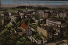 Hirschberg i. Schl. Mit Blick n. d. Cavalierberg u. Riesengebirgskamm [Dokument ikonograficzny]