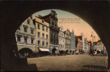 Hirschberg i. Schles. Nördliche Marktseite Blick auf die Garnlauben [Dokument ikonograficzny]