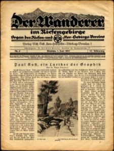 Der Wanderer im Riesengebirge, 1927, nr 6